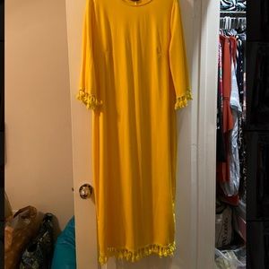 Bright yellow sundress